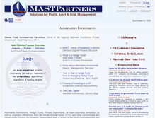 Tablet Screenshot of mastpartners.com